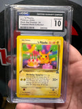 ______'s Pikachu (Pikachu World Collection Promo) CGC GM 10