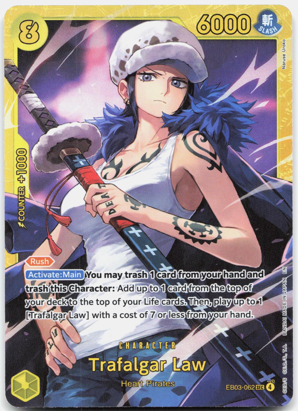 Trafalgar Law EB03-062 Extra Booster: One Piece Heroines Edition NM