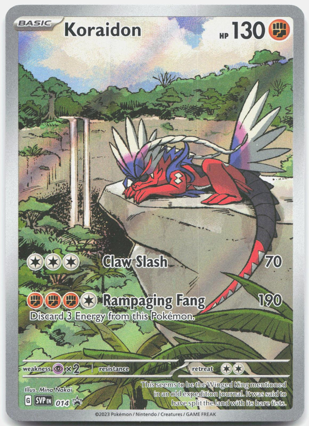 Koraidon 014 Holo Promo Scarlet & Violet Promo Pokemon Near Mint