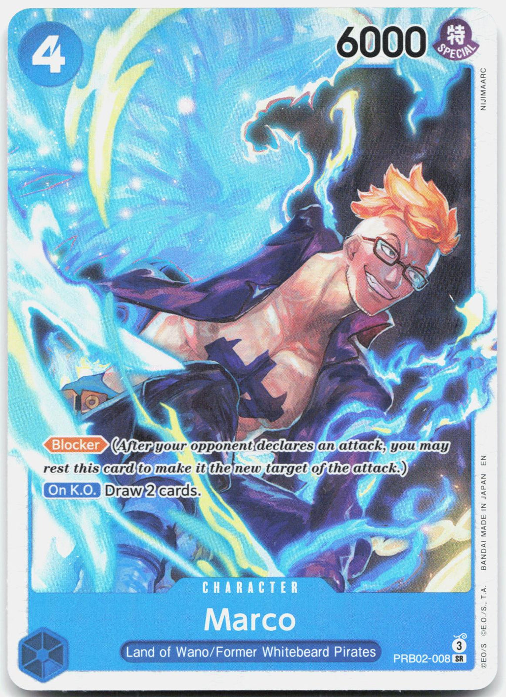 Marco PRB02-008 Super Rare Premium Booster -The Best- Vol. 2 One Piece Foil NM