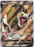 Sandaconda V 175/198 Ultra Rare Chilling Reign Pokemon Holo Near Mint