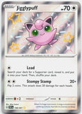 Jigglypuff 198/091 Shiny Rare Paldean Fates Pokemon Holo Near Mint