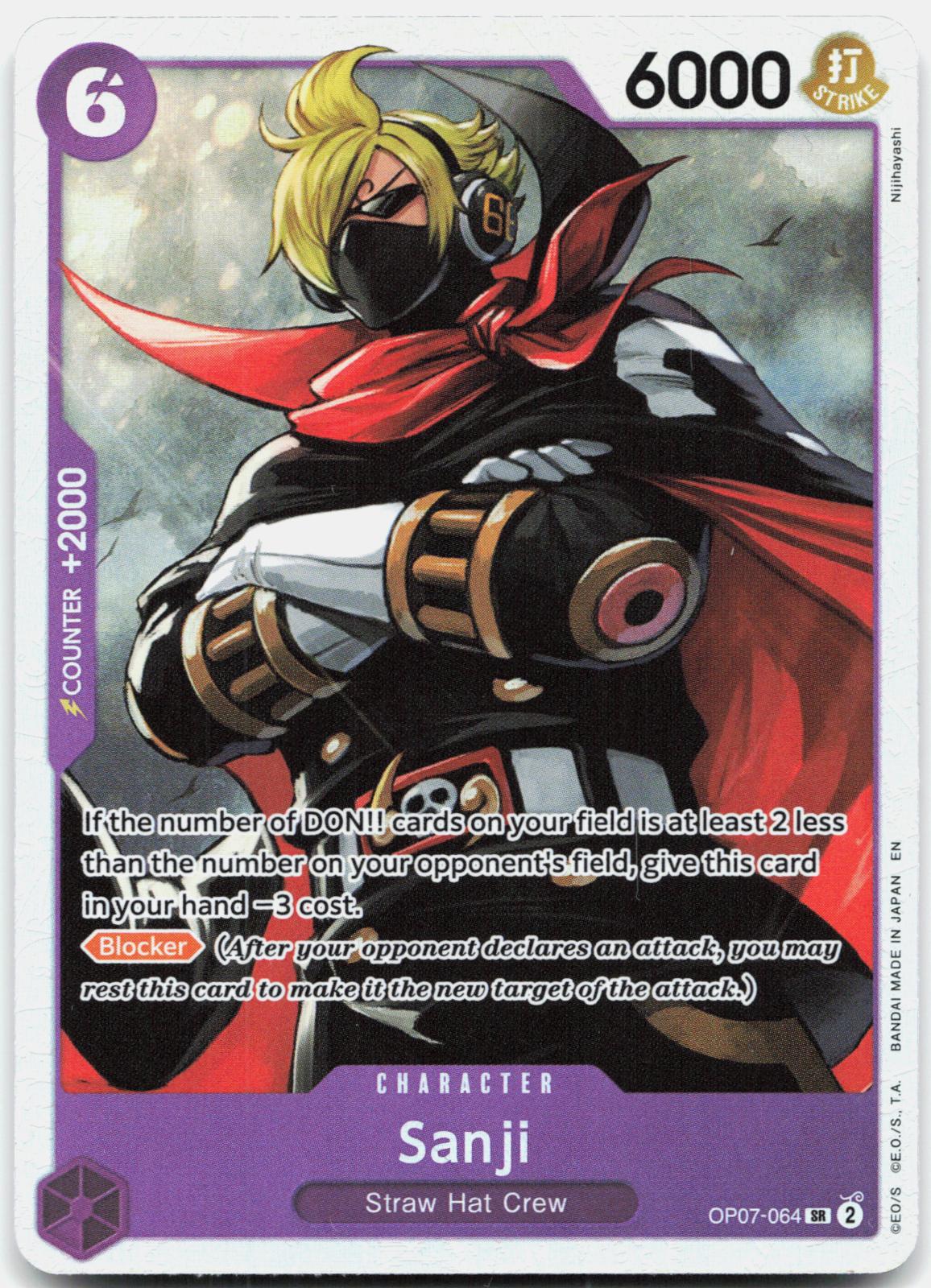 Sanji (Reprint) OP07-064 Premium Booster -The Best- Vol. 2 One Piece Foil NM