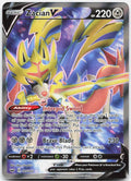 Zacian V 195/202 Ultra Rare Sword & Shield Pokemon Holo Near Mint