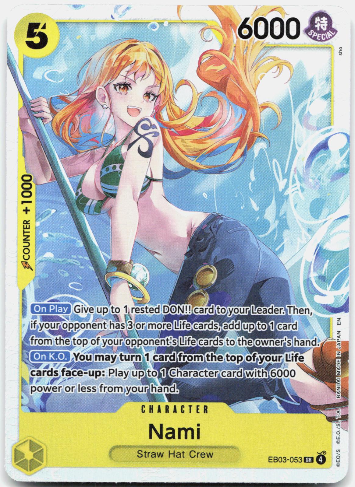 Nami (053) EB03-053 Extra Booster: One Piece Heroines Edition One Piece Foil NM