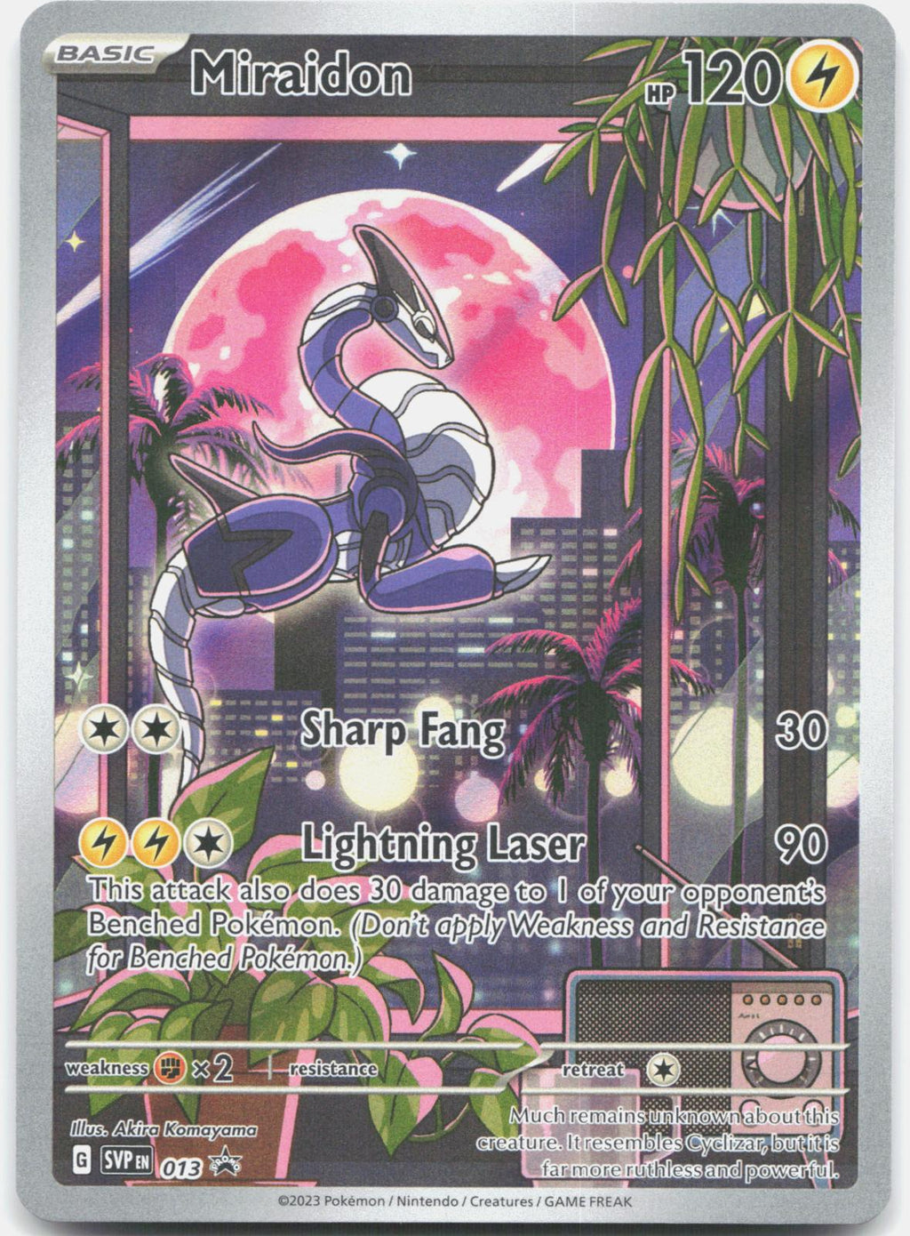 Miraidon 013 Holo Promo Scarlet & Violet Promo Pokemon Near Mint