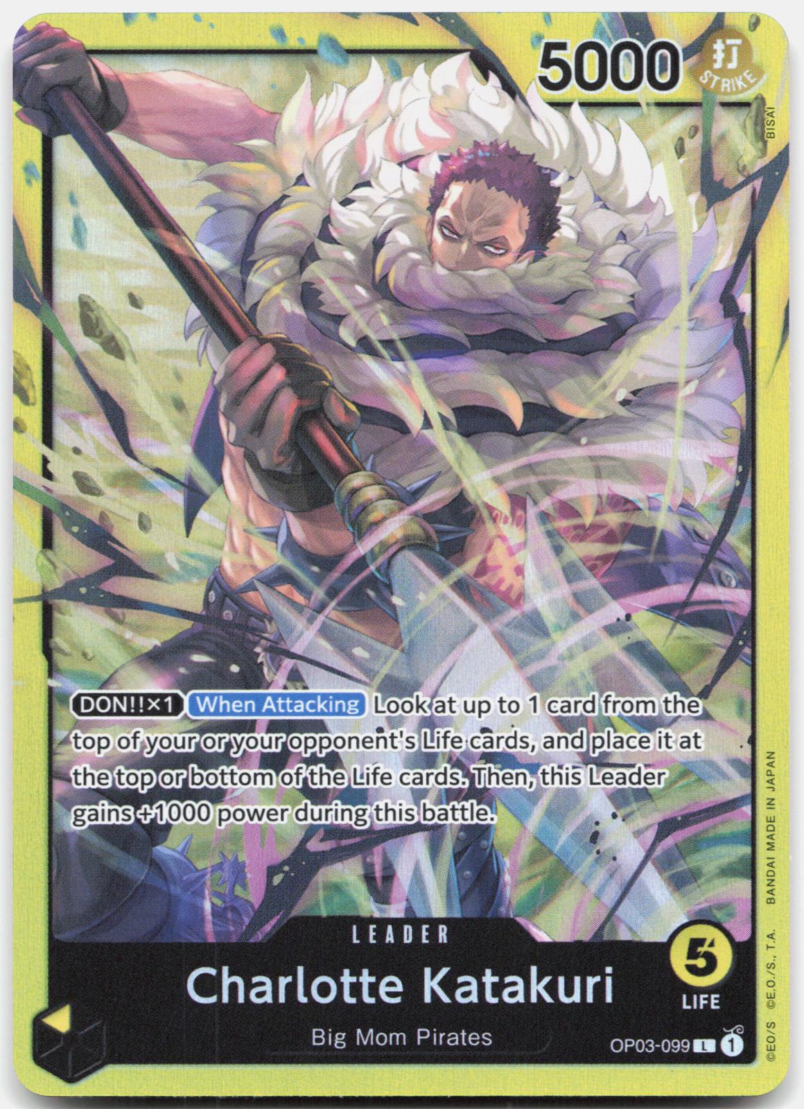 Charlotte Katakuri OP03-099 Starter Deck 20: YELLOW Charlotte Katakuri NM
