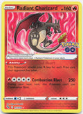 Radiant Charizard 011/078 Radiant Rare Pokemon GO Pokemon Holo Near Mint