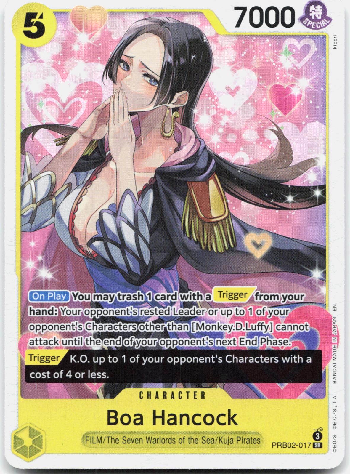 Boa Hancock PRB02-017 Premium Booster -The Best- Vol. 2 One Piece Foil NM