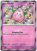 Cleffa 150/091 Shiny Rare Paldean Fates Pokemon Holo Near Mint