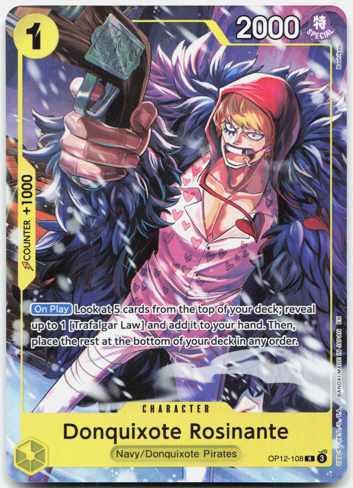 Donquixote Rosinante (Illustration Box Vol.6) OP12-108 One Piece Promotion NM