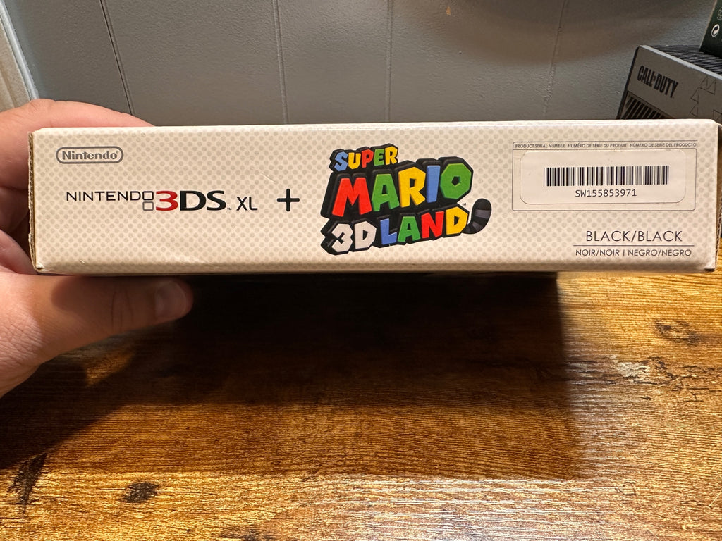CIB Nintendo 3DS XL Black + Super Mario 3D Land (Pre-Installed)