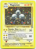 Magneton 9/130 Holo Rare Base Set 2 Pokemon Moderately Played