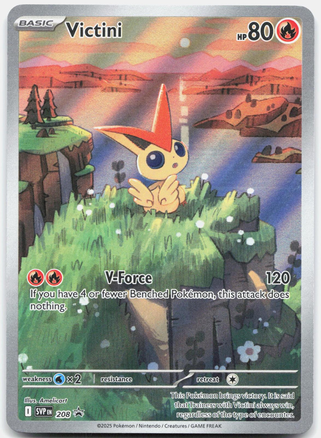 Victini 208 Holo Promo Scarlet & Violet Promo Pokemon Near Mint
