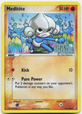 Meditite 56/100 Common Crystal Guardians Pokemon Reverse Holo Lightly Played
