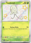 Toedscool 105/091 Shiny Rare Paldean Fates Pokemon Holo Near Mint