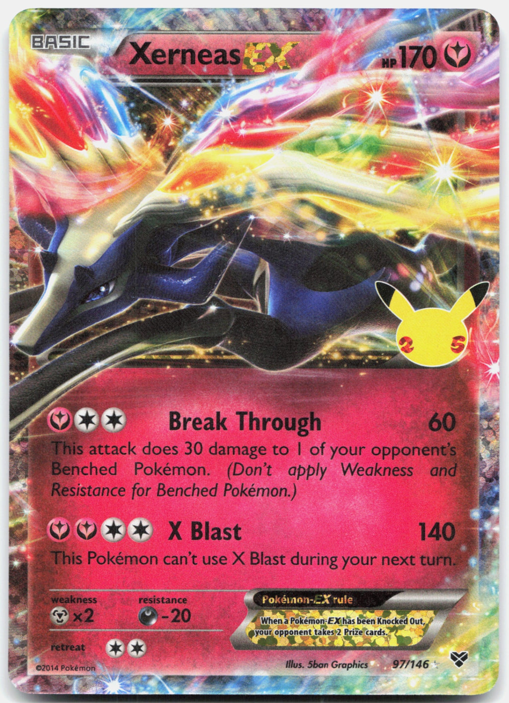 Xerneas EX front