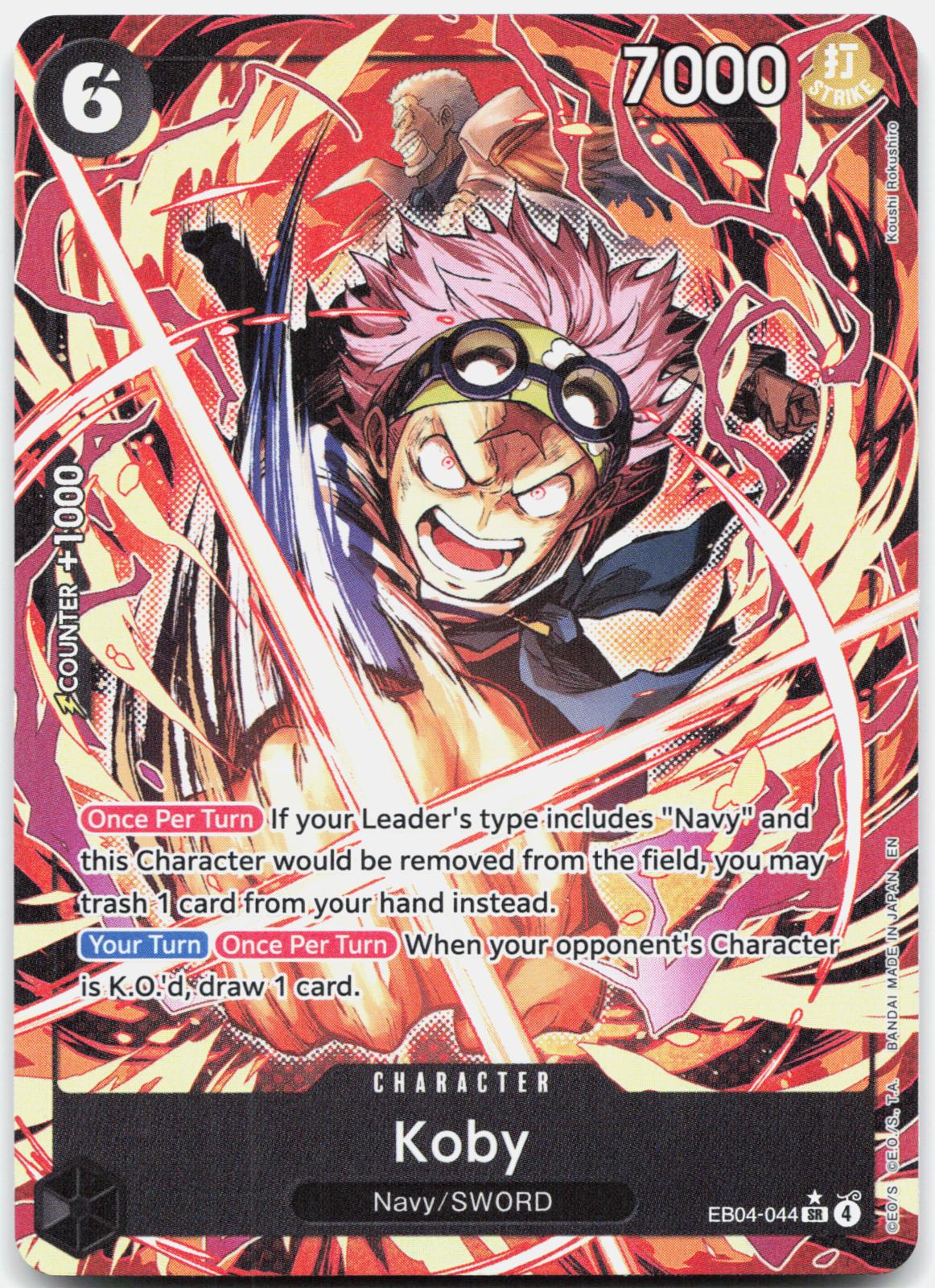 Koby (Alternate Art) EB04-044 Adventure on Kami's Island One Piece Foil NM