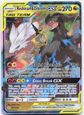 Reshiram & Zekrom GX 157/236 Holo GX Rare Cosmic Eclipse Pokemon Near Mint