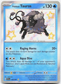 Paldean Tauros 120/091 Shiny Rare Paldean Fates Pokemon Holo Near Mint