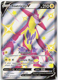 Toxtricity V SV112/SV122 Holo V Rare Shining Fates Shiny Vault Pokemon Near Mint