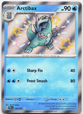 Arctibax 129/091 Shiny Rare Paldean Fates Pokemon Holo Near Mint